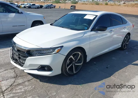 2021 Honda Accord Sport 2.0T from USA, damaged, VIN 1HGCV2F36MA021402